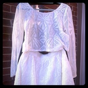 FP 2pc in creme color size M